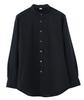 Seven Uniform GH7021-9 Black, Size Small, Long Sleeve Stand Collar Shirt, Oxford Cloth, Restaurant Uniform