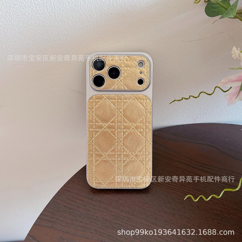 Rhombus Protective Case Is Suitable for iPhone17promax Anti-drop Apple Mobile Phone Case, Which Is Dedicated To iPhone17.