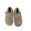 2025 neue Retro-Gürtelschnalle flauschige Schuhe für Damen, plüschige thermische Baumwollschuhe, lässige Woll-Slipper mit Plateausohle