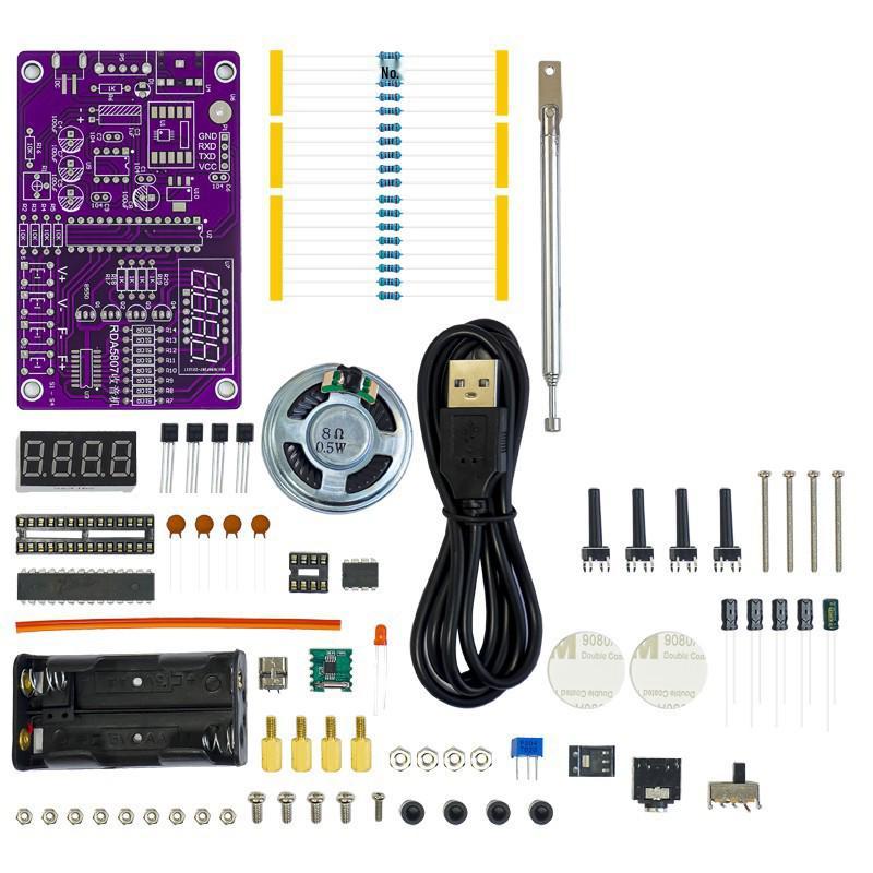 

Набір для самостійної збірки FM-радіо: Практика пайки мікрокомп ютерної схеми на одному чипі (Модель TJ-56-632)