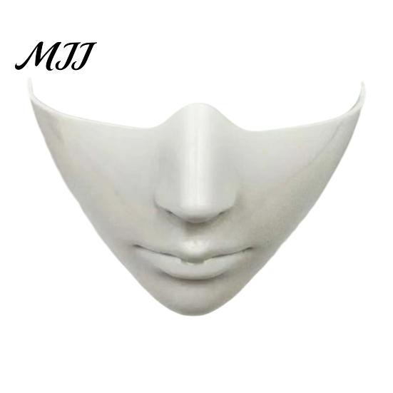 Adults Performance Masque Masquerade for Men Women, Cyberpunk Half Face Mouth Ergonomic Decor Ball Proms, Mardi Gras, Halloween Cosplay Party