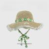 Summer Seaside Beach Straw Hat Female Versatile Outdoor Sunscreen UV Protection Sun Hat Bucket Hat Fresh and Sweet