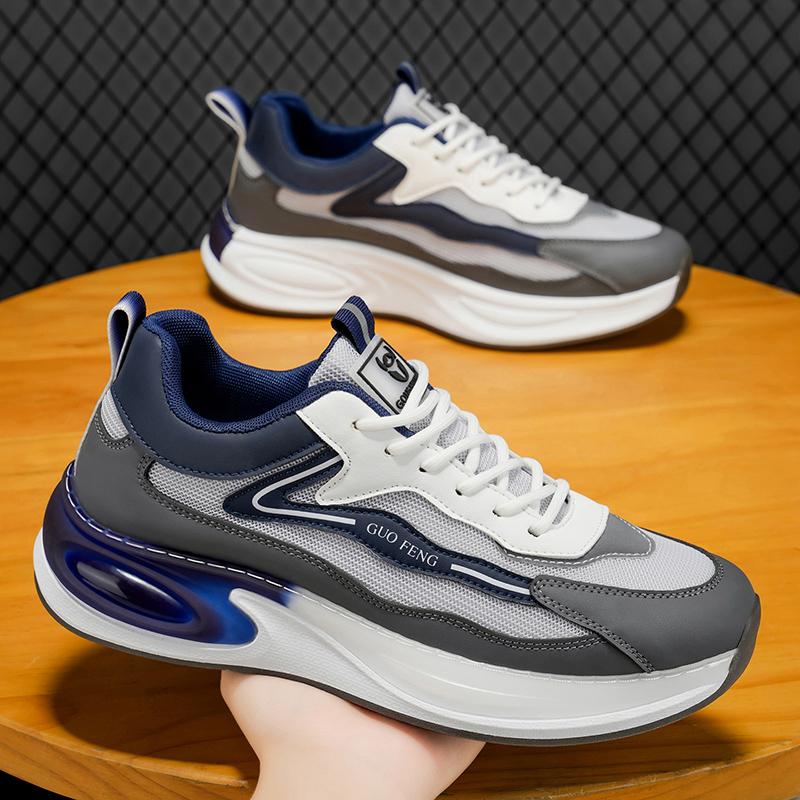 Nowa Moda Męskie Cztery Pory Roku Wygodne Buty na Grubej Podeszwie Studenci Chłopcy Modne Miękka Podeszwa Oddychające Casualowe Sneakersy do Biegania