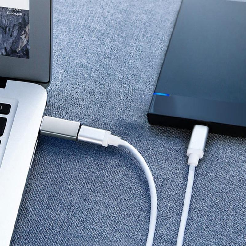 Compactly USB to USB C Adapter for Fast Data Transfer and Charging Compatible for Phone Power Delivery Charging Adapter