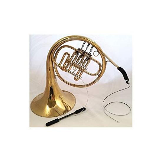 HW PRODUCTS Brass Saver Flexible Brush & Stick-Type Brush for French Horn, Black
