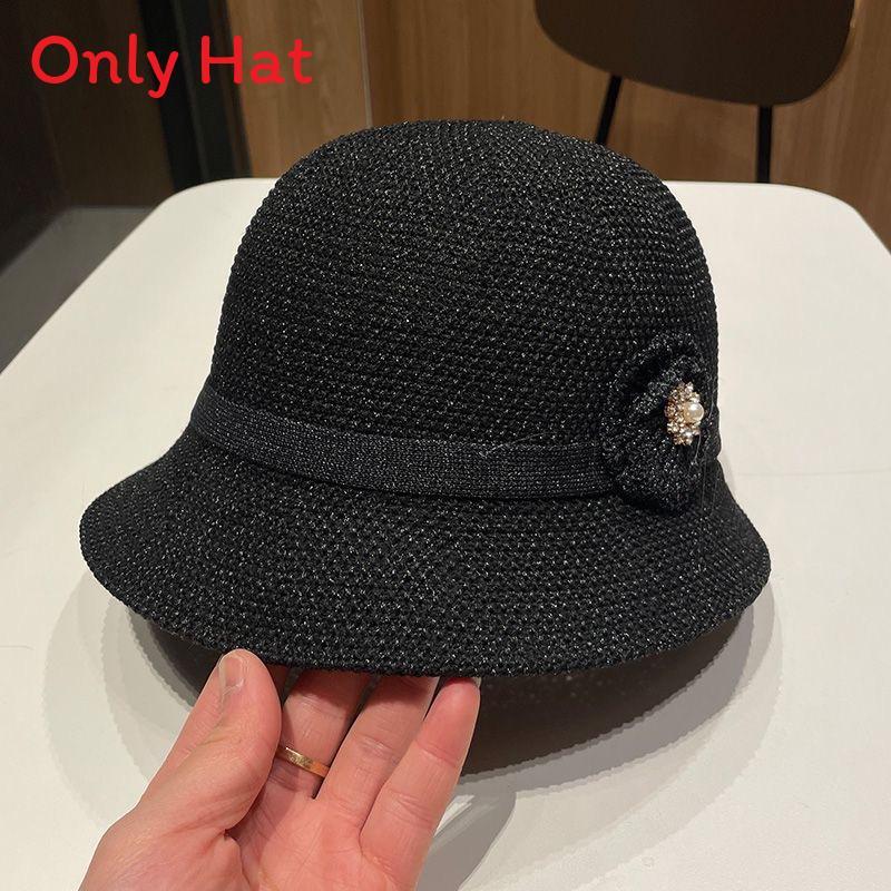 Summer Ladies Hat With Floral Pattern And Sun Protection For Outdoor Travel