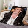 Josh Hutcherson Poster Printed Flannel Blanket Soft Comfortable Home Travel Bed Plush Birthday Gift Fans Gift