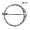 Nordic Style Metal Simple Brooch Suit Scarf Clip Brooch Pin Fashion Jewelry for Coats Jackets Sweaters Suit