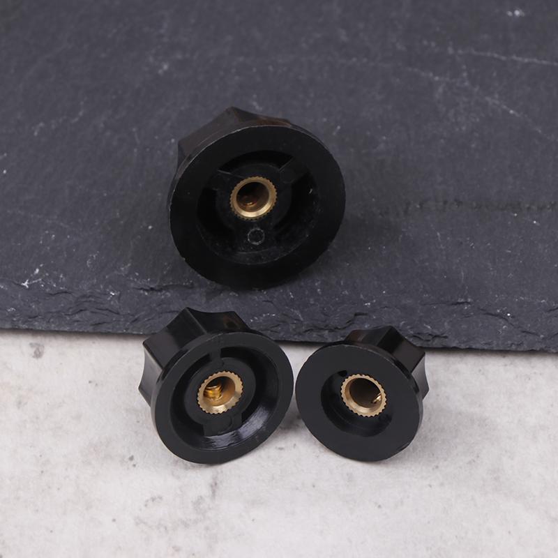 5Pcs Bakelite Knob Mf-B01 Mf-B02 Mf-B03 Hexagonal Potentiometer Band Switch Cap Inner Hole 6Mm Potentiometer Knobs
