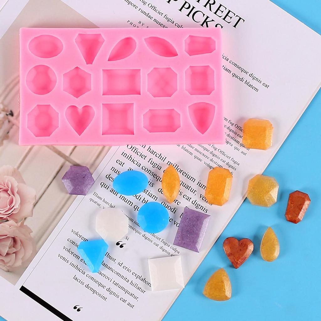 Geometric Green Bean Cake Sugar Cake Mold Fondant Cake Food Grade Silicone Mould Baking Tools Chocolate Fondant Mold