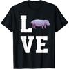 Liebe Nilpferd-Bekleidung Für Nilpferd-Liebhaber T-Shirt
