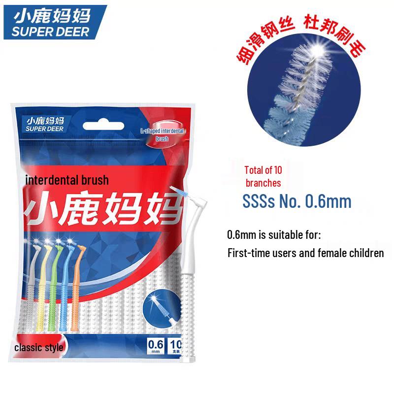 FAWNMUM L-Shaped Dental Floss Picks