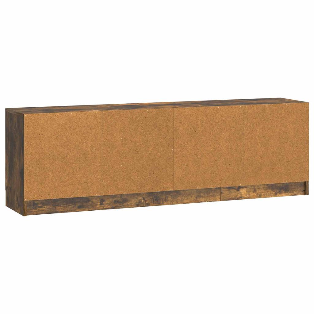 TV Cabinet Smoked Oak 150 x 31 x 47 cm Engineered Wood