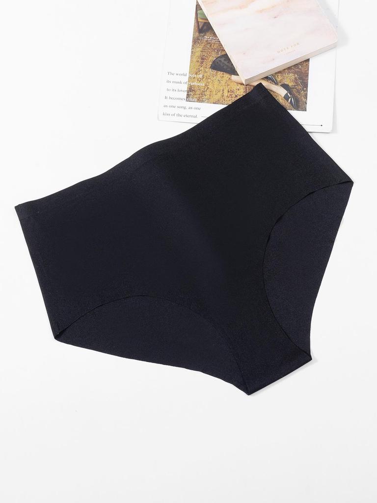 Women's High-Waist V-Shaped Seamless Ice Silk Hip-Lifting Triangle Panties