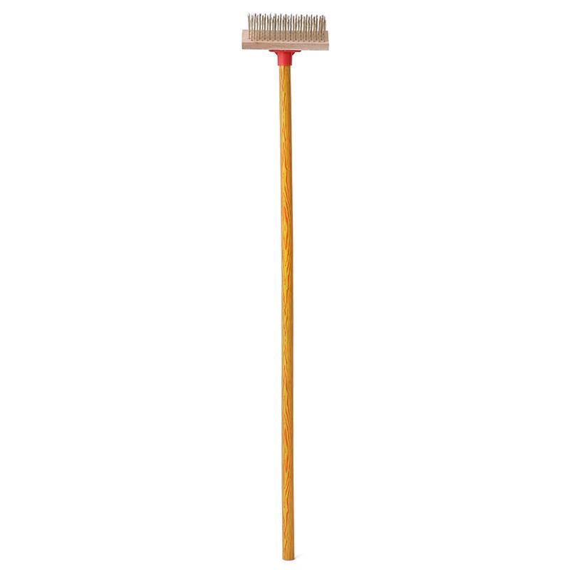 Kelibang Wooden Handle Copper-Plated Floor Brush