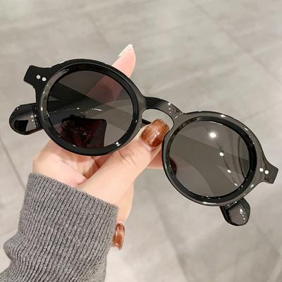 Gafas de sol polarizadas con protección UV, estilo retro de los años 90, unisex, resistentes al viento, con lentes redondas que bloquean la luz solar, para vacaciones, playa, para exteriores