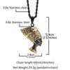 Trendy zlato černá s egyptským vzorem Přívěsek Kleopatra z nerezové oceli Studentský mužský a ženský oblíbený retro hip-hopový ornament