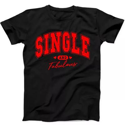 Antivalentýnský Den Single Milovník Vtipný Dárek Černé Tričko Tričko 345