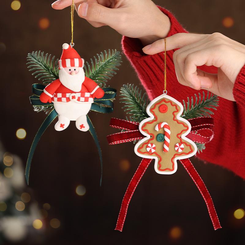 Christmas Tree Hanging Decor Pendant Santa Claus Snowman Beer Dancing Doll Christmas Ornament Navidad Xmas Decor New Year Gift