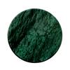 Ideamall Marble Plate, Coaster, Tray, Multifunctional, Stylish, 10cm (Green, Circle)