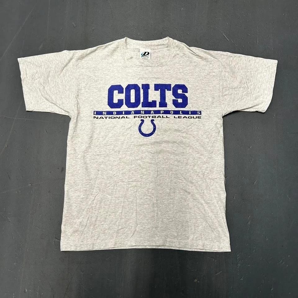 Vintage late 90s Indianapolis colts graphic tee shirt tshirt Size L M