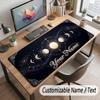 Space Cosmic Theme Customized Mouse Pad Personalized Print Name Text Desk Mat For Home Office Table Decor