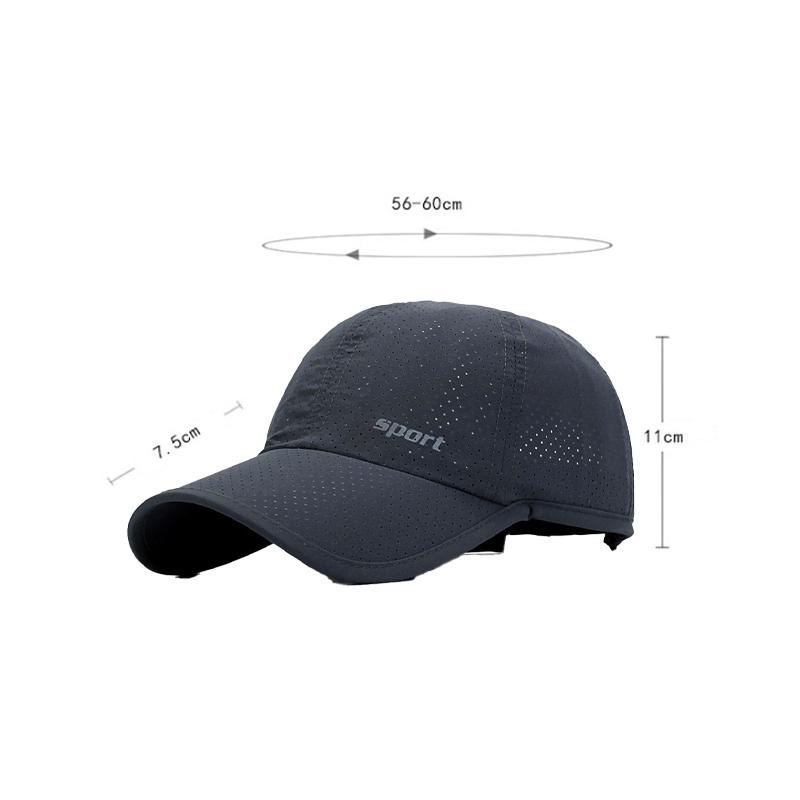 Men Women Summer Baseball Cap Quick Drying Hats Unisex Breathable Baseball Hat