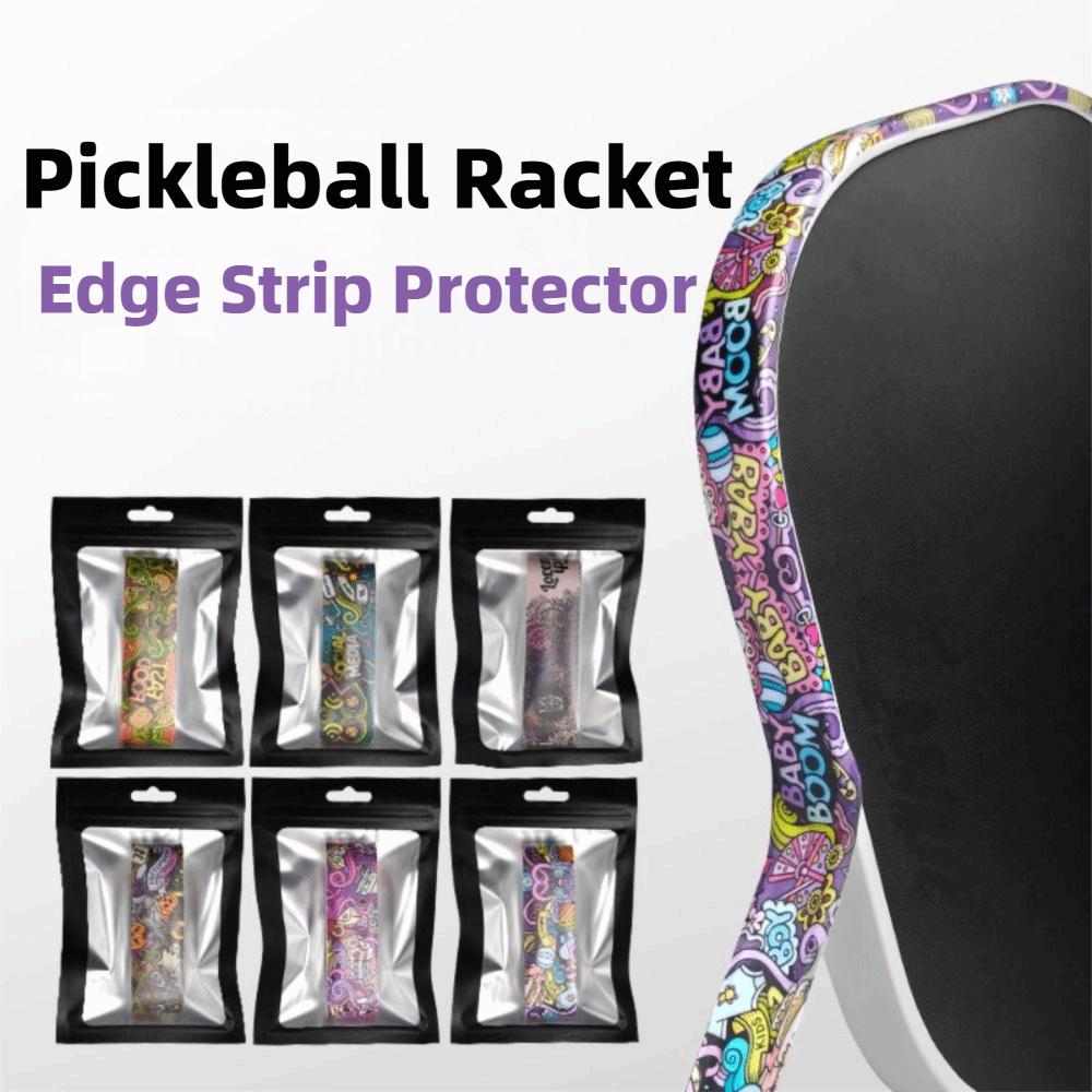 16mm Pickleballová raketa Rám Ochranná páska Graffiti styl Hlava pádla Hrana Páska Trénink