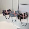 Borse a Tracolla Catena Y2K Hot Girl con Motivo a Stelle per Donna Borsa a Mano Nera Rosa Borsa di Lusso Designer Grunge Borsa a Tracolla Stile Gotico Motor