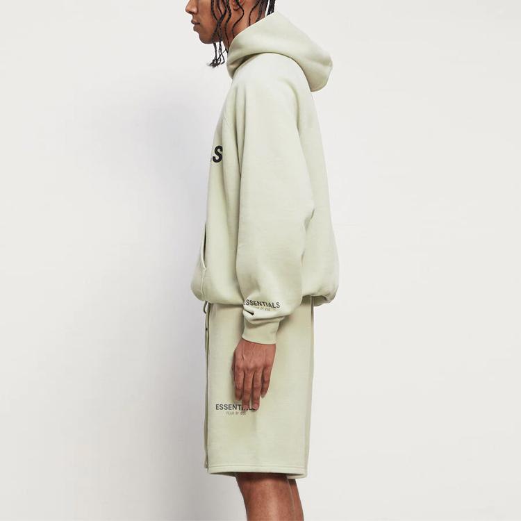 Fear of God Essentials Fleece Hoodie Men Tops Sage-Green FOG-FW20-300