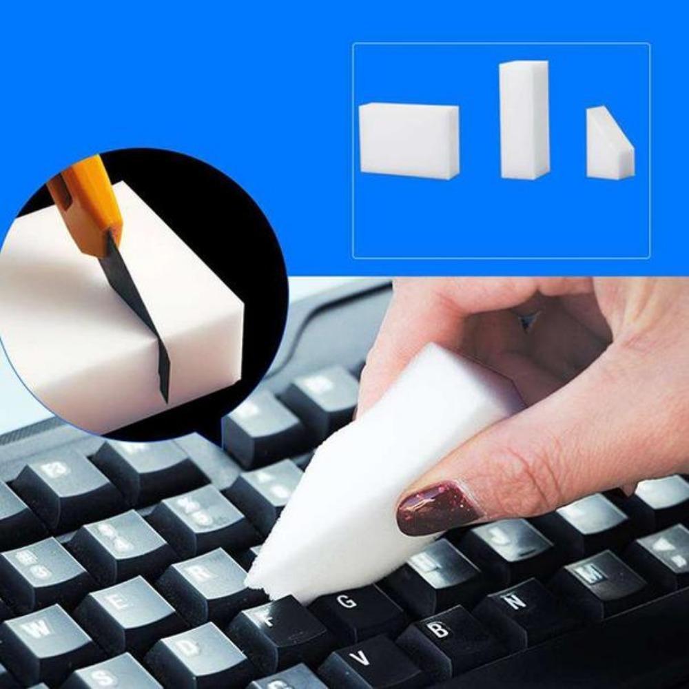10 PCS  Lot Melamine Sponge Magic Sponge Eraser Cleaner Cleaning Sponge for Kitchen Bathroom Cleaning Tools 100*60*20mm