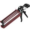 Manual Dual Cartridge Caulking Gun Two-Component Caulking Gun Iron Adhesive Applicator Gun for Epoxy Acrylic Polyurethane