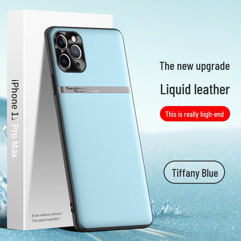 Anti-Fall Liquid Leather Case for Apple 11 Pro Max | One-Piece Anti-Protective Cover