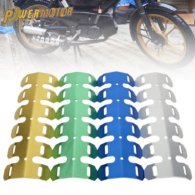 253mm For KTM Yamaha Honda Dirt Bike Curve Exhaust Muffler Pipe Heat Shield Cover Motorcycle Exhaust Pipe Anti Scalding