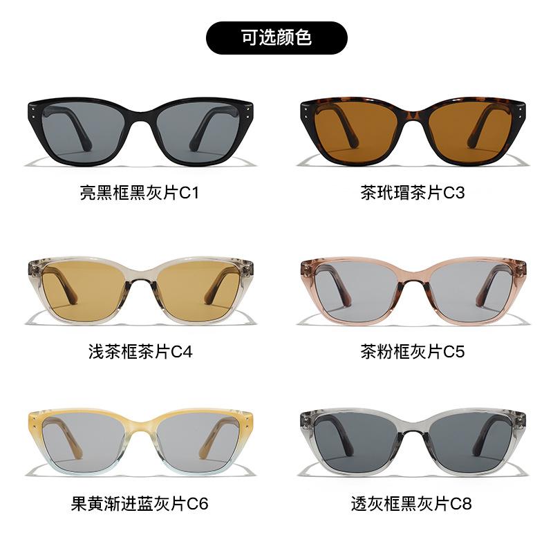 New TR propionic acid pin high-end sunglasses women's anti-ultraviolet fashion sunglasses men's