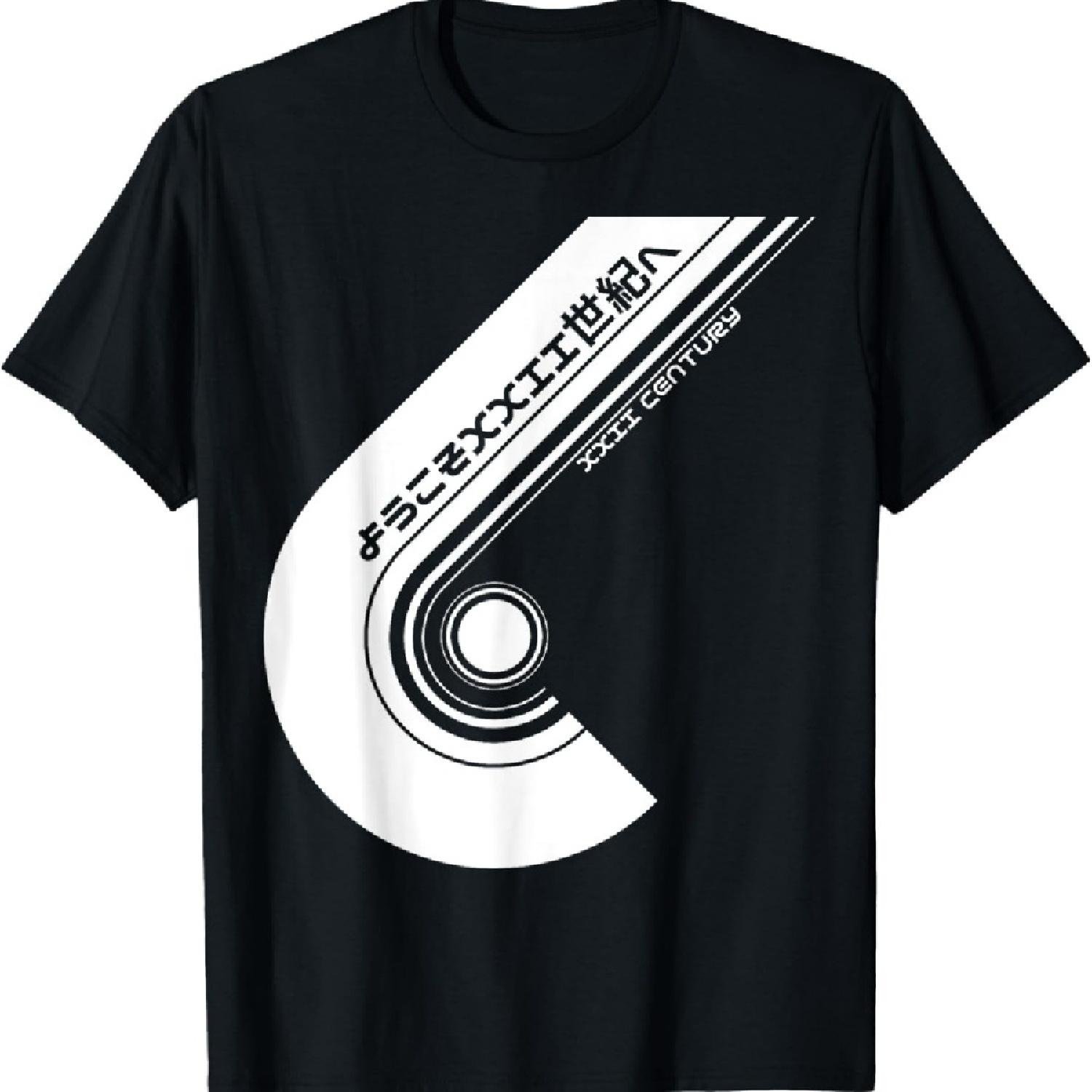 

Киберпанк Японская Футболка Добро пожаловать в XXII Век Минималистичная Футболка XXXXXL чёрный