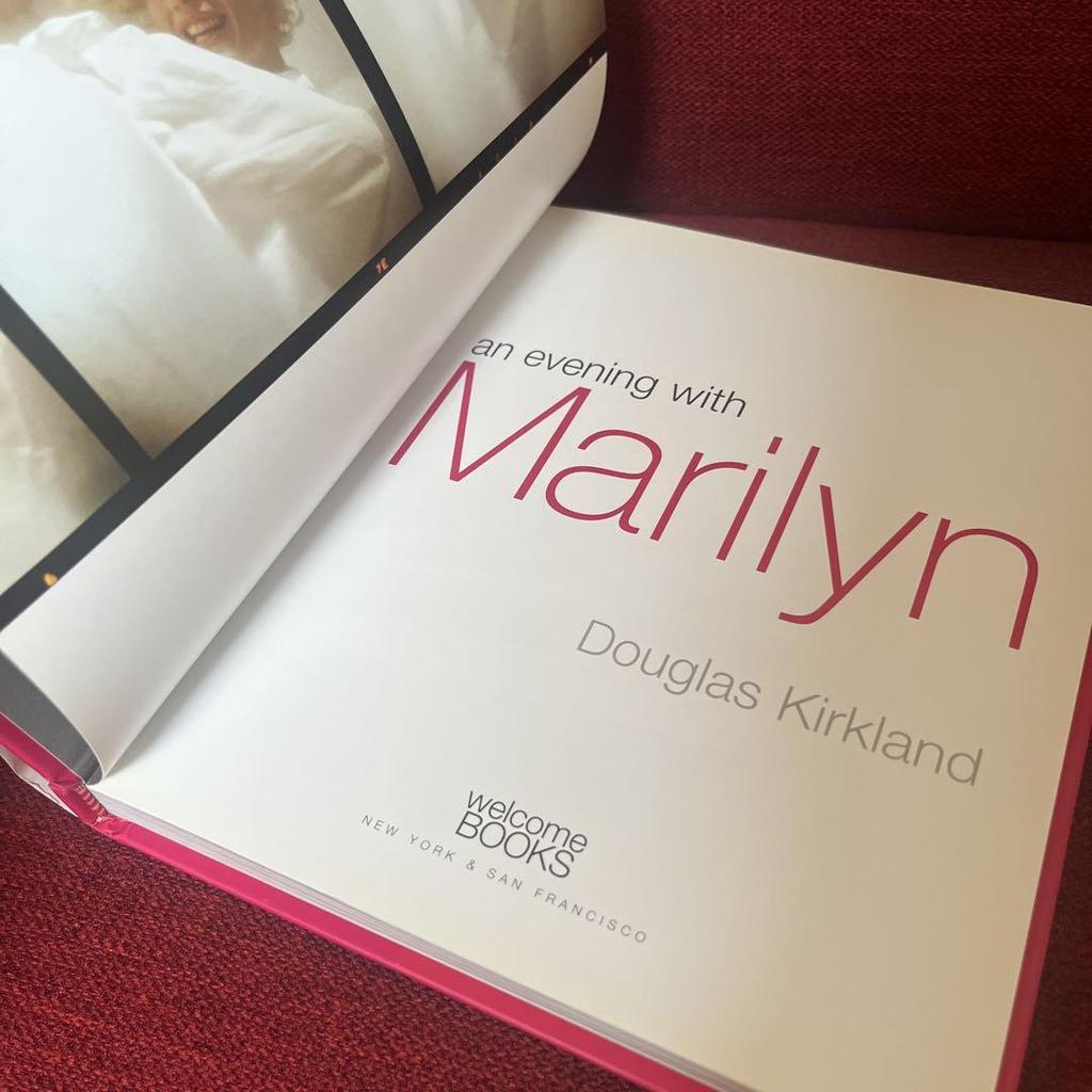 [USED] "An Evening with Marilyn" Foreign Book