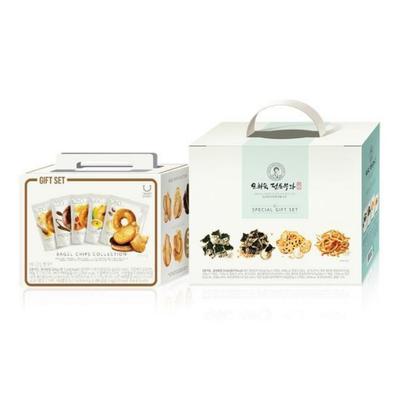 Delight project Snack-Geschenkset 2 Sorten (Bagel-Chips, Knusprige Chips)