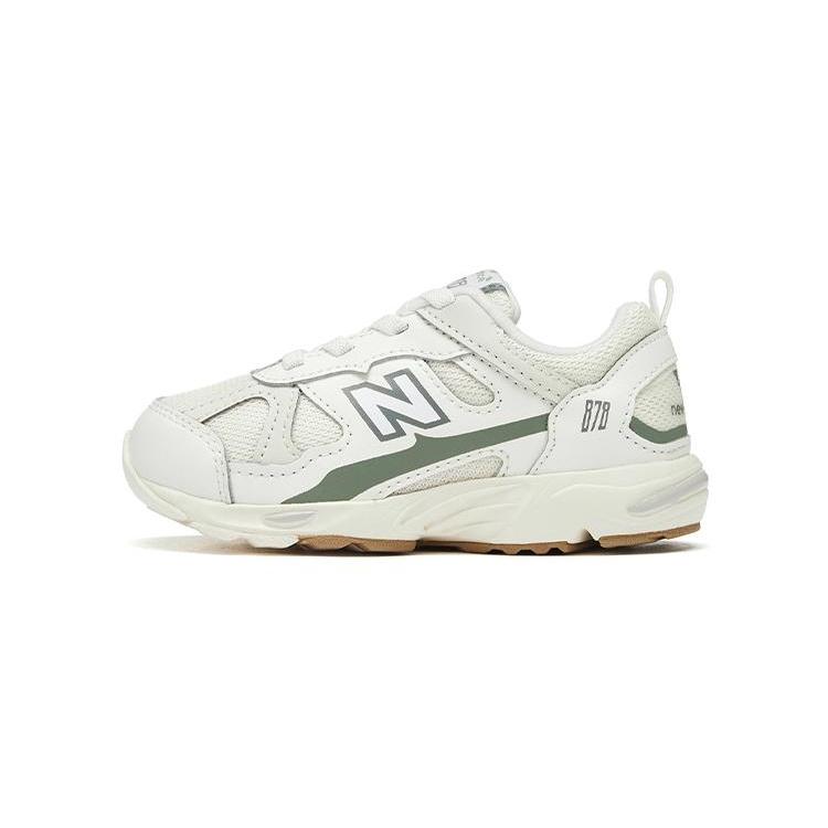 (TD) New Balance 878 Sneakers  White Olive Green  Baby IV878SA1 EU 23.5