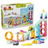LEGO DUPLO Ma Ville 10478 Rampes Créatives 3-en-1 avec Véhicules - Jeu Éducatif des 3 ans