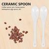 Set Of 5 Ceramic Spoon Teaspoon Spoon Jam Honey