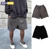 Summer Outdoor Surfing Training Cotton Sport Grey Shorts Men's Loose Soft High Street Motorcycle Casual Running Shorts