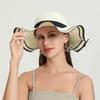 Bohemian Straw Weave Sun Hat Large Fisherman Hat Casual Sunscreen Bucket Hat  Ladies/Girls