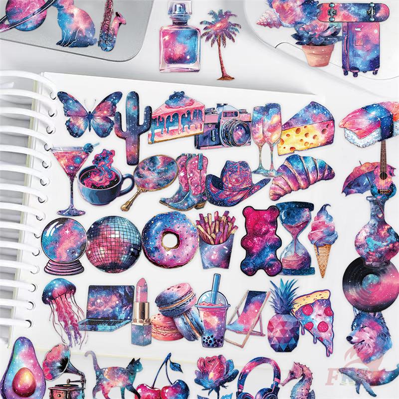 50Pcs/Set Starry Sky Art Series 01 PET Stickers Waterproof DIY Fashion Doodle Decals Stickers