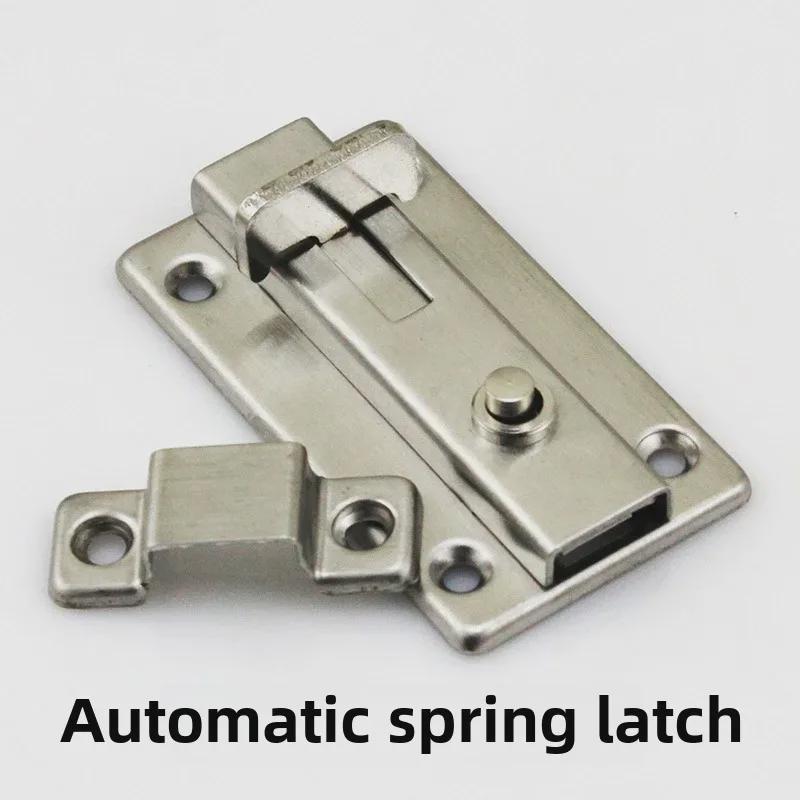 Stainless Steel Automatic Spring Safety Door Bolt