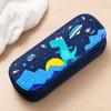 Astronaut Pencil Case for Kids Large Capacity Space Theme Pencil Pouch with Rocket Print Waterproof Thick Canvas Stationery Bag for Boys Girls