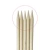 100Pcs Wooden Cuticle Pusher Remover Nail Art Design Orange Wood Sticks Tools