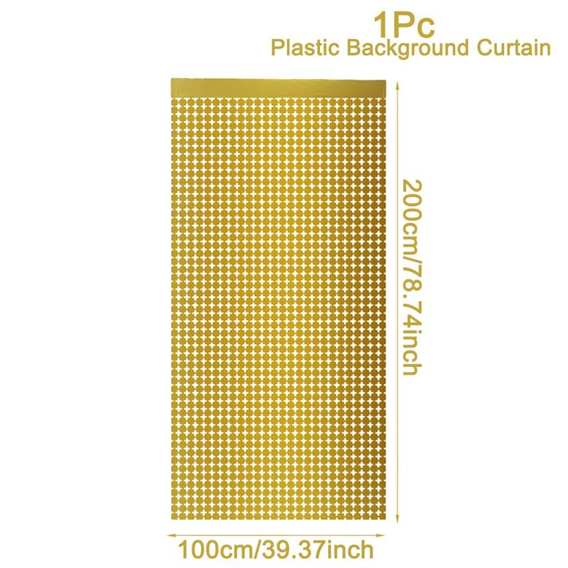 Party Backdrop Metallic Foil Fringe Tinsel Curtain Adult Kids Birthday Party Wedding Decoration Baby Shower Favor Supplies