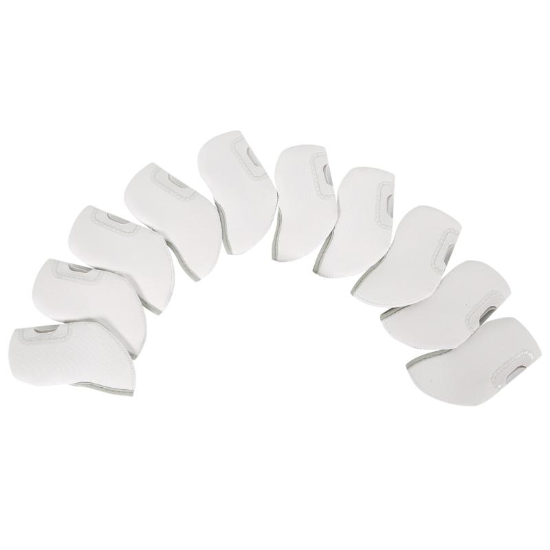 10Pcs Neoprene Golf Iron Head Covers Golf Wedge Covers Iron Putter Headcovers