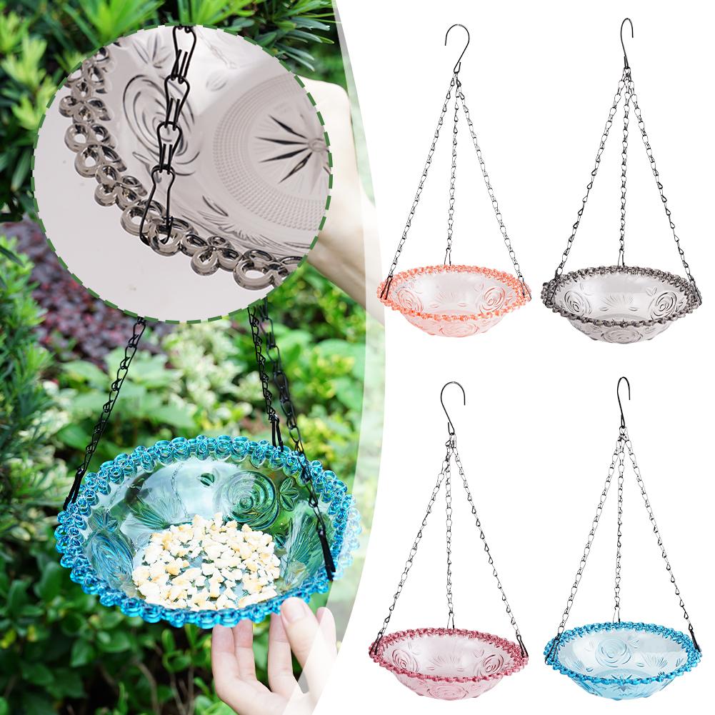 Pet Bird Feeder Outdoor Hanging Pet Food Dispenser Bird Feeder Foot Feeding Tool for Flying Animals